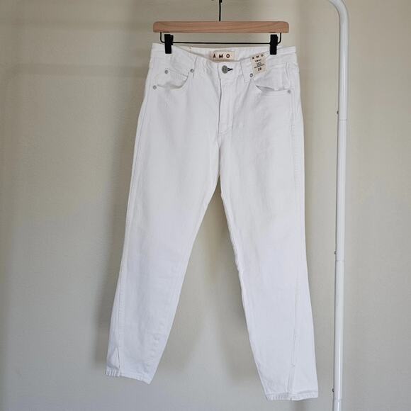 NWT AMO Mid Rise Twist Seam Ankle Skinny Jeans - Picture 2 of 10